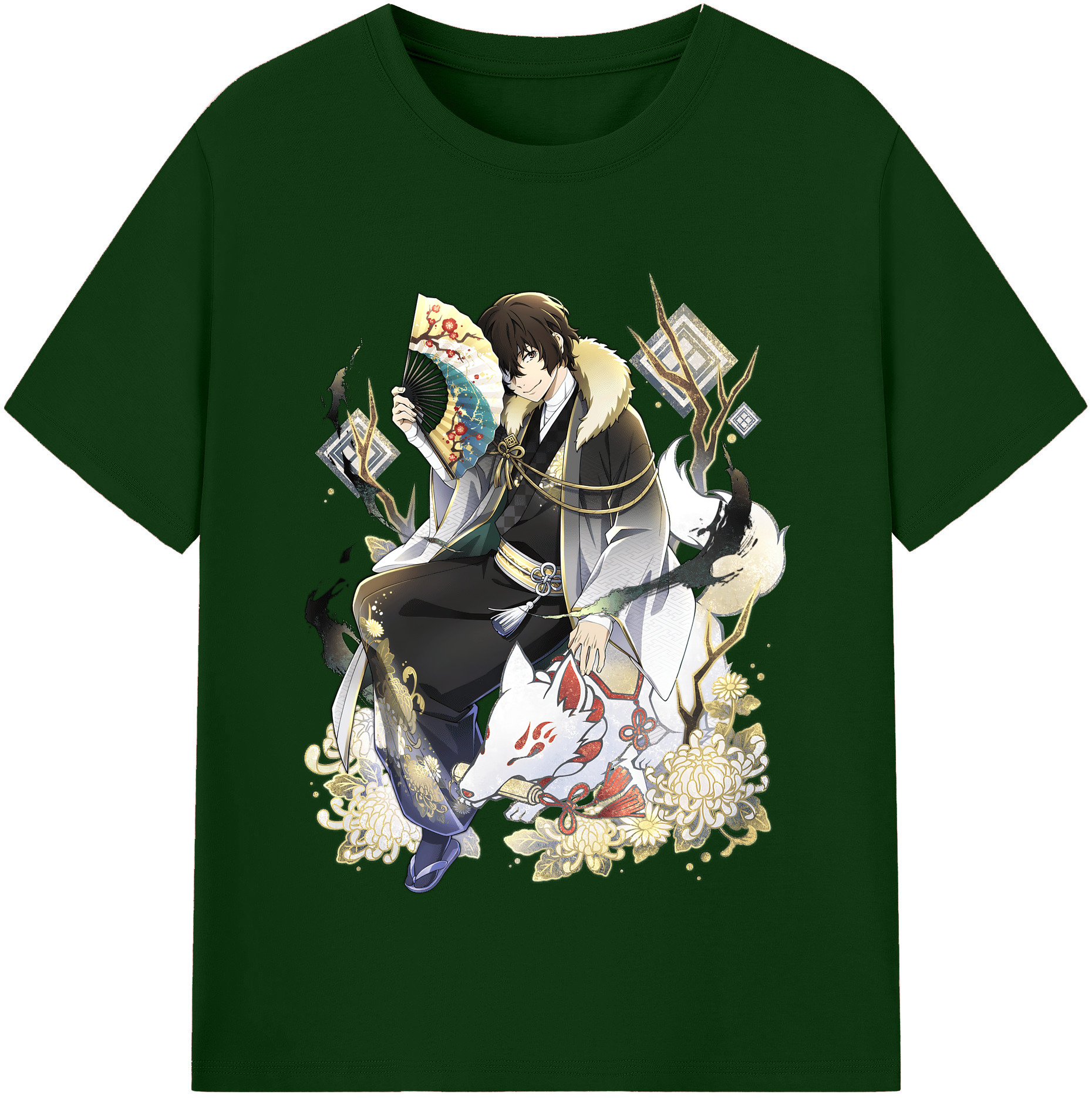 （画像用） 文豪ストレイドッグス Bungo Stray Dogs 綿100％半袖Tシャツ（フロントプリント）